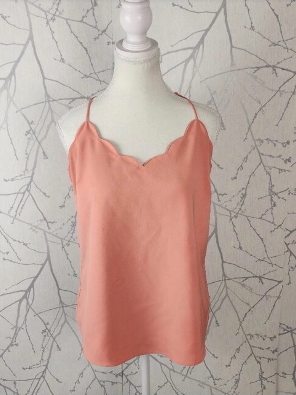 J.Crew Scalloped Cami Tank Top Size 00